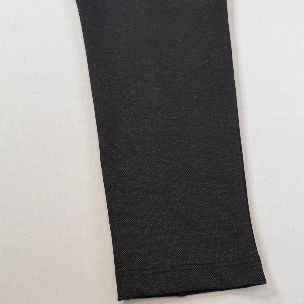 Calvin Klein Gray Textured Stretch Riding Pants - Picture 12 of 15